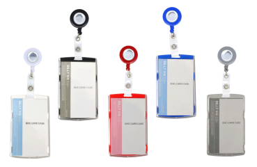 Kartenhalter BILLY Hochformat mit Ausweisjojo SOLID SILVER