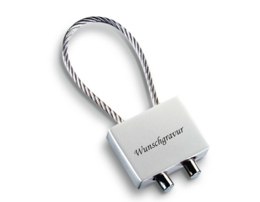 Schlüsselanhänger CABLE rechteckig