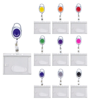Kartenhalter Querformat mit Ausweisjojo COLORI