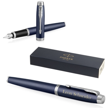 PARKER Füllfederhalter IM Core Matte Blue C.C.