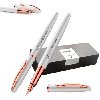 Pelikan Füllhalter & Roller Jazz® Noble Elegance Perlmutt Weiß