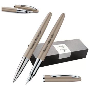Pelikan Füllhalter & Roller Jazz® Noble Elegance Taupe