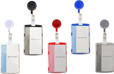 Kartenhalter BILLY Hochformat mit Ausweisjojo SOLID VINYL