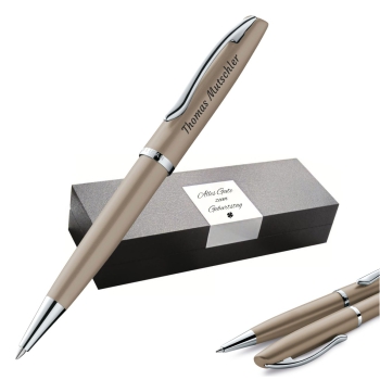 Pelikan Kugelschreiber Jazz® Noble Elegance K36  Taupe mit Gravur
