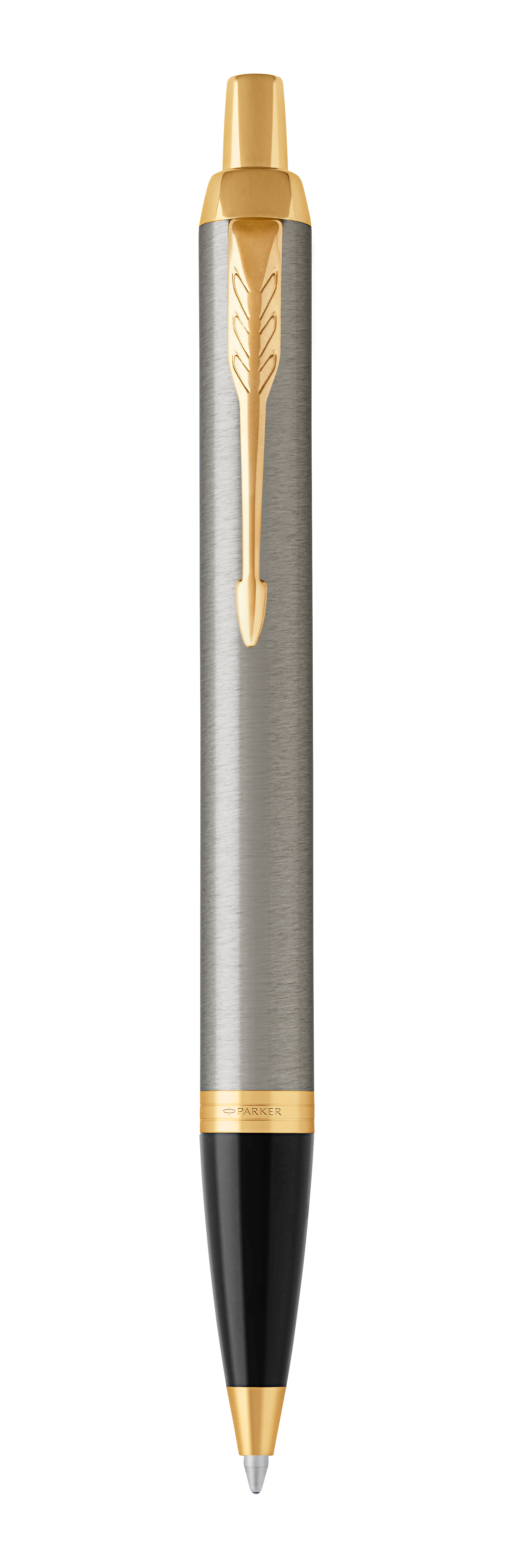 1931670 mit persönlicher Laser-Gravur PARKER Kugelschreiber IM Brushed Metal G.C 