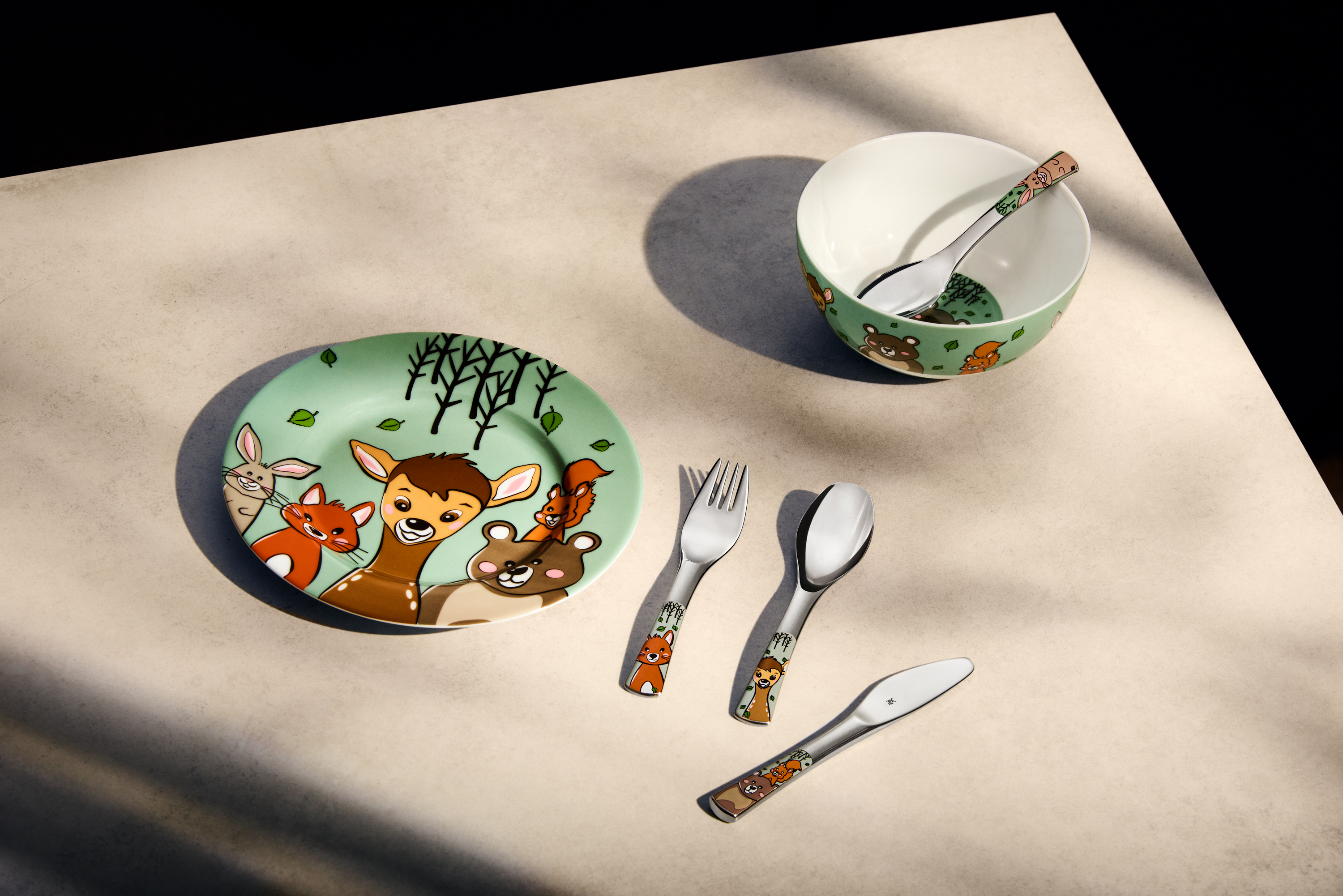 Schmalz Shop - Janosch WMF Kindergeschirr Waldfreunde mit Gravur