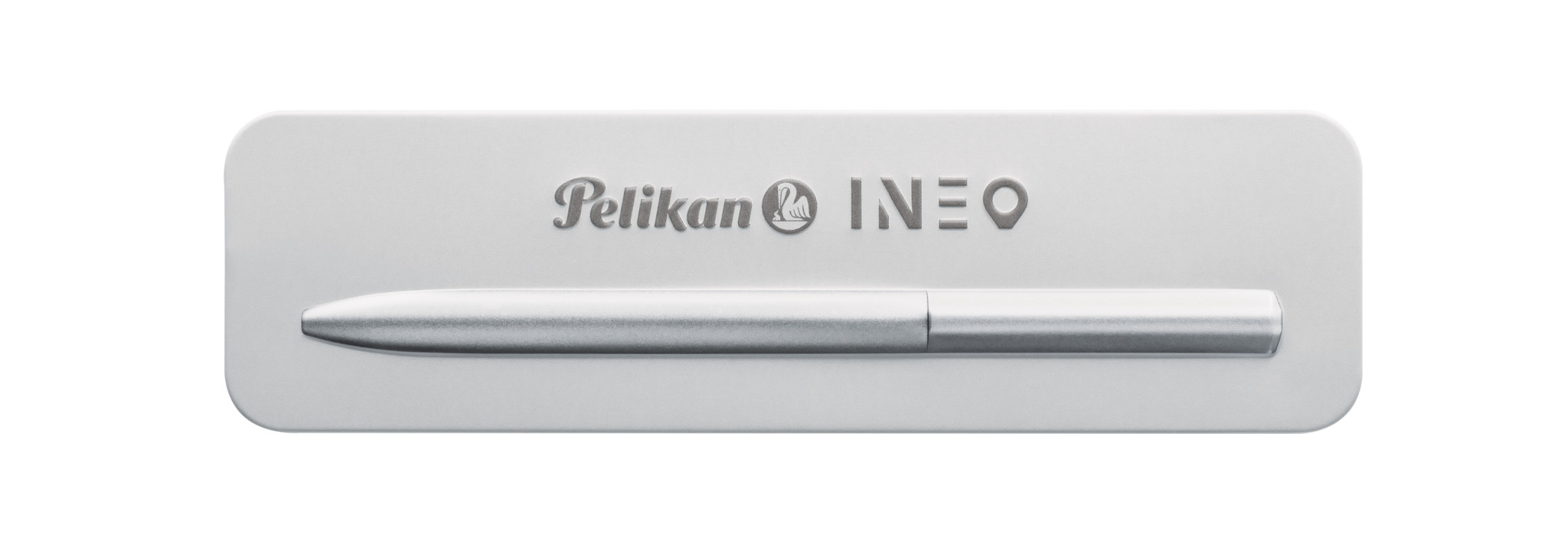 Pelikan Kugelschreiber K16 Stola III – Silber Matt, Inkl. Laser-Gravur Möglich