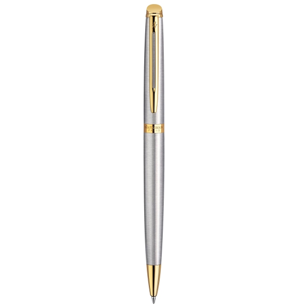 Waterman® Set aus Kugelschreiber und Rollerball Stainless Steel G.T.
