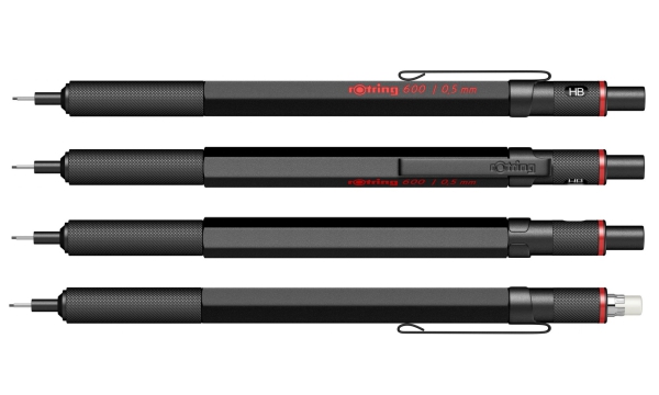 rOtring 600 Kugelschreiber schwarz mit Etui