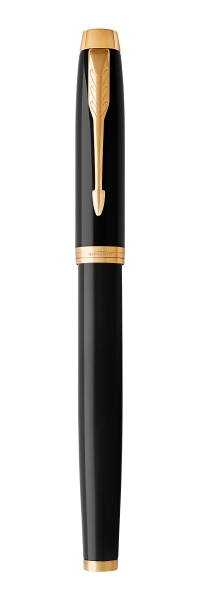 PARKER® IM Core Tintenroller und Kugelschreiber Black Lacquer G.C.