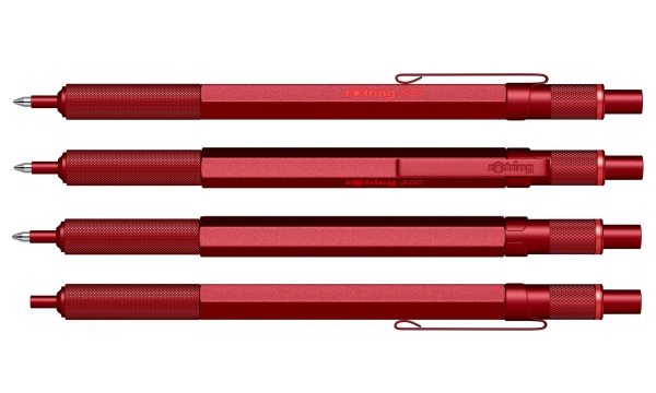 rOtring 600 Set Kugelschreiber & Bleistift rot mit Etui