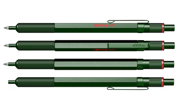 rOtring 600 Kugelschreiber grün mit Etui