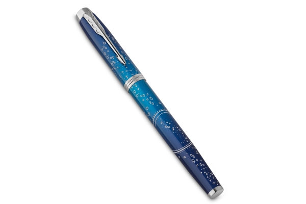 PARKER® IM Premium Schreibset Tintenroller und Kugelschreiber S.E. Submerge (Blue)