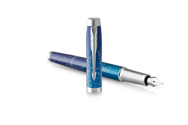 PARKER® IM Premium Schreibset Füllfederhalter und Kugelschreiber S.E. Submerge (Blue)