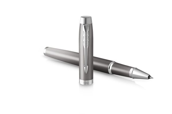 PARKER® IM Rituals Grey Chrome Tintenroller Kugelschreiber Füllfederhalter