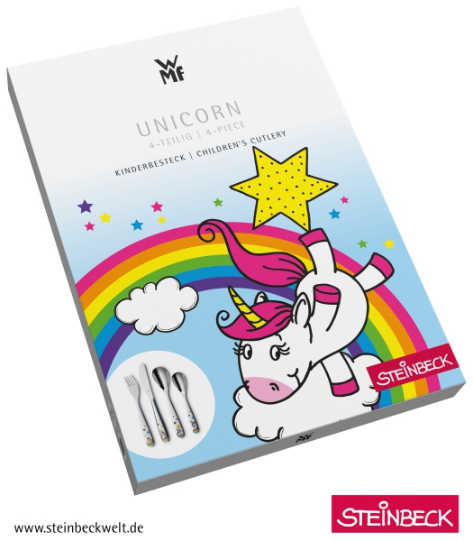 WMF 4 tlg. Kinderbesteck Einhorn 4tlg.