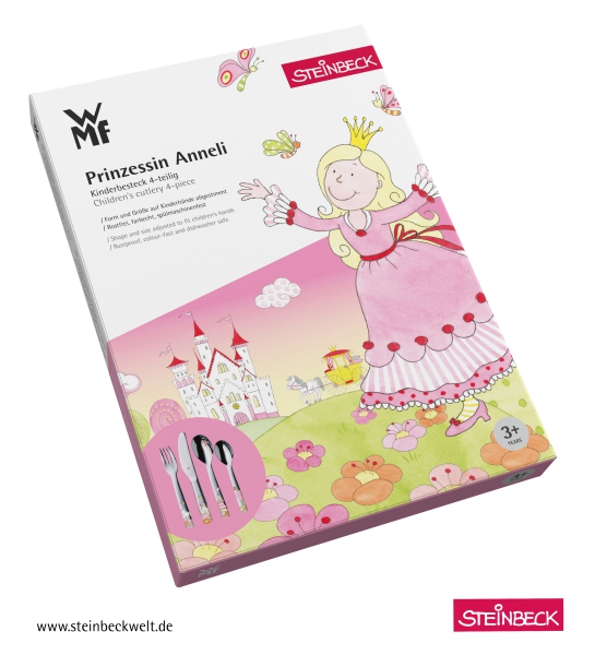 WMF 4 tlg. Kinderbesteck Prinzessin Anneli