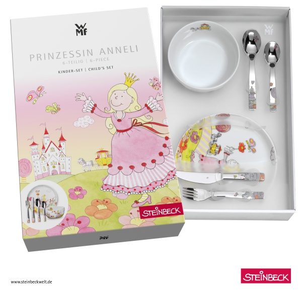 WMF Kindergeschirr-Set Prinzessin Annelie, 6-teilig