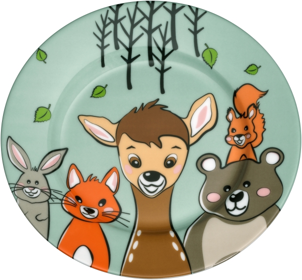 WMF Kindergeschirr-Set Waldfreunde, 6-teilig