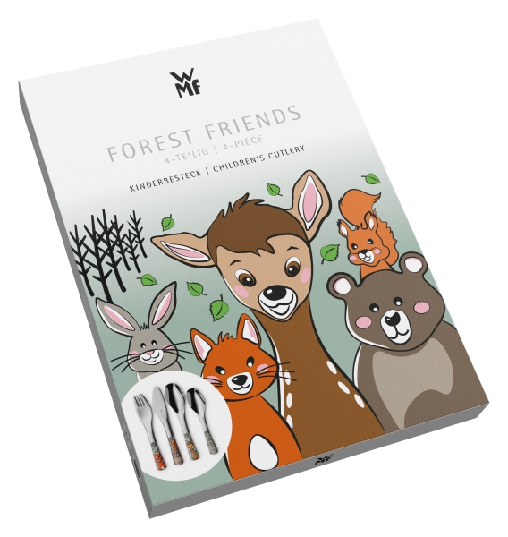 WMF 4 tlg. Kinderbesteck Waldfreunde / Forest Friends