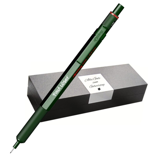 rOtring 600 Kugelschreiber grün mit Etui