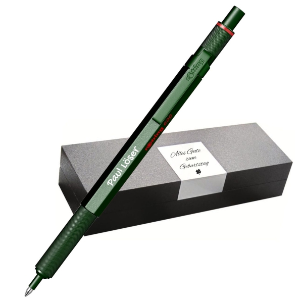 rOtring 600 Kugelschreiber grün mit Etui