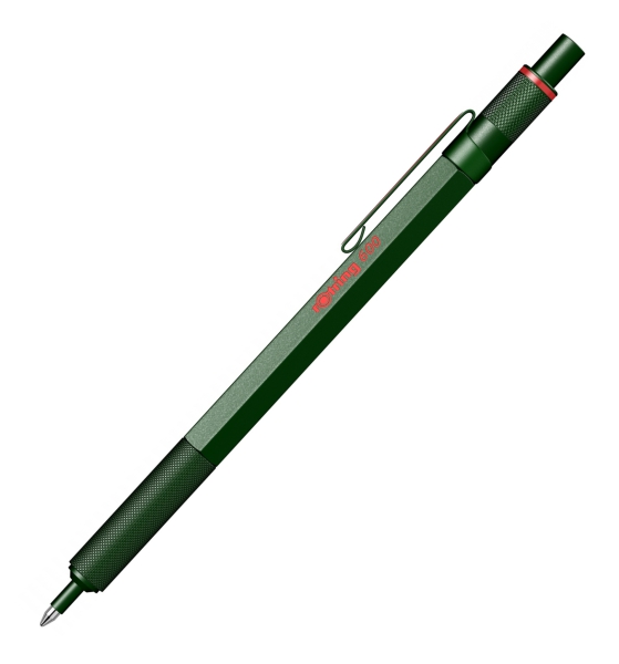 rOtring 600 Kugelschreiber grün mit Etui