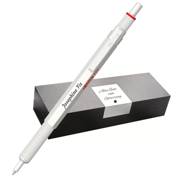 rOtring 600 Kugelschreiber pearl mit Etui