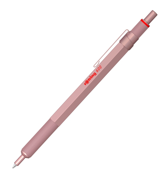 rOtring 600 Kugelschreiber rosegold mit Etui