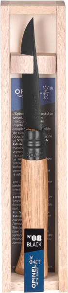 OPINEL N°08 Black Oak Taschenmesser