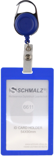 Kartenhalter TULLA Hochformat mit Ausweisjojo ROUND