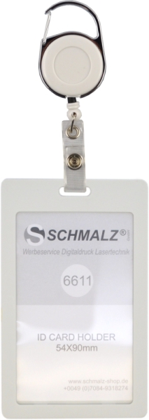 Kartenhalter TULLA Hochformat mit Ausweisjojo ROUND