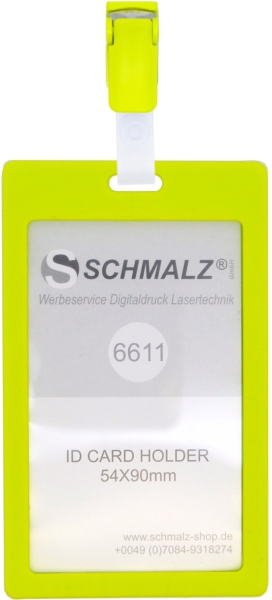 Kartenhalter TULLA mit Kunststoffclip