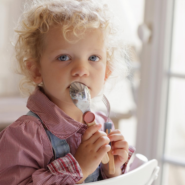 Le Petit Gourmet Kinderbesteck Regenblau – Kinderbesteck-Set