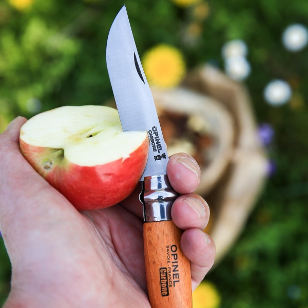 OPINEL No. 08 Taschenmesser mit Etui, Carbon