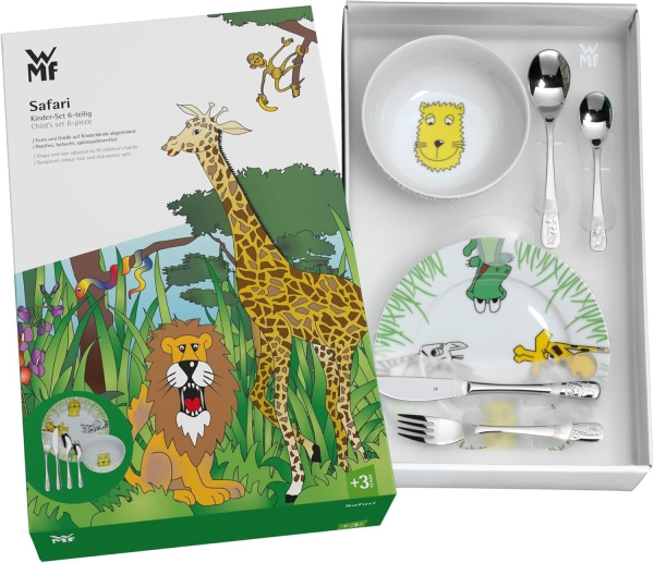 WMF Kindergeschirr-Set Safari, 6-teilig