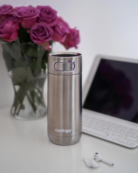 Luxe AUTOSEAL Thermobecher 360 ml Stainless Steel