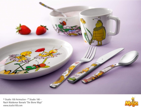 WMF Kindergeschirr-Set Biene Maja, 6-teilig