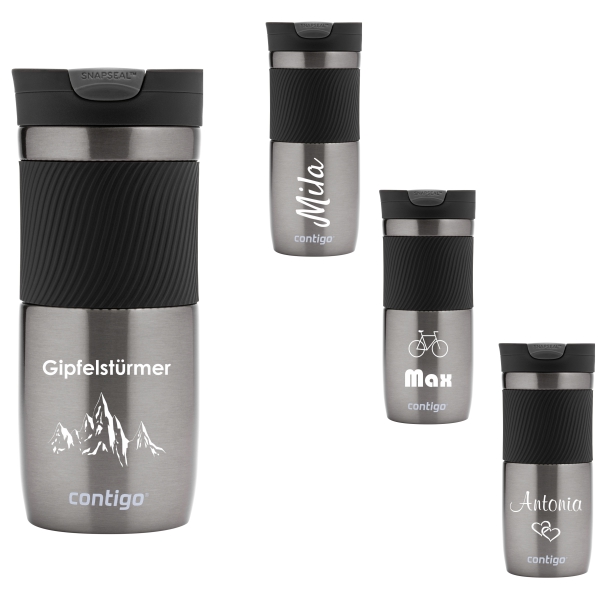 Contigo Byron SNAPSEAL Thermobecher 470 ml Gunmetal