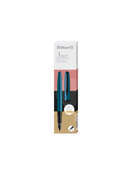 PELIKAN Füllhalter Jazz® Noble Elegance P36 Aquamarin  mit Gravur