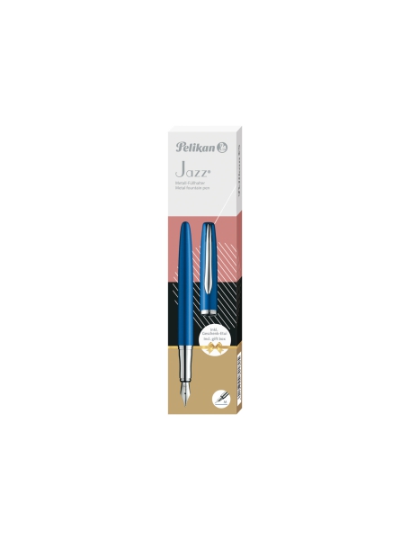 PELIKAN Füllhalter Jazz® Noble Elegance P36 Saphire Blau mit Gravur