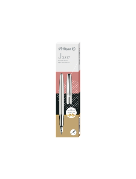 PELIKAN Füllhalter Jazz® Noble Elegance P36 Silber mit Gravur