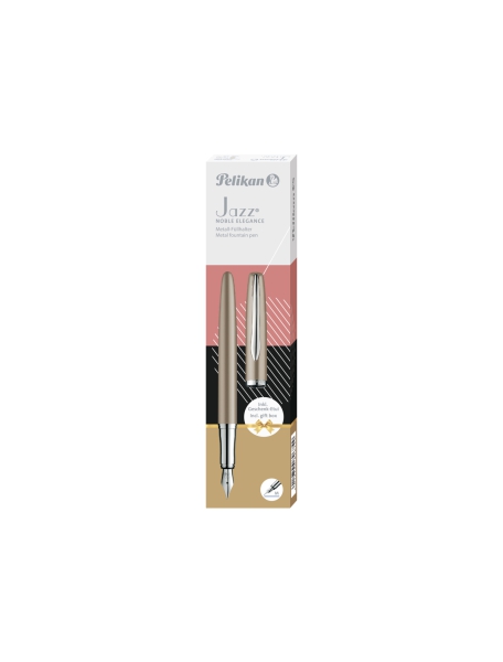 PELIKAN Füllhalter Jazz® Noble Elegance P36 Taupe mit Gravur