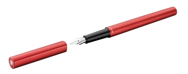 Pelikan Set aus Kugelschreiber und Füllhalter Ineo® Elements Feuer-Rot mit Gravur