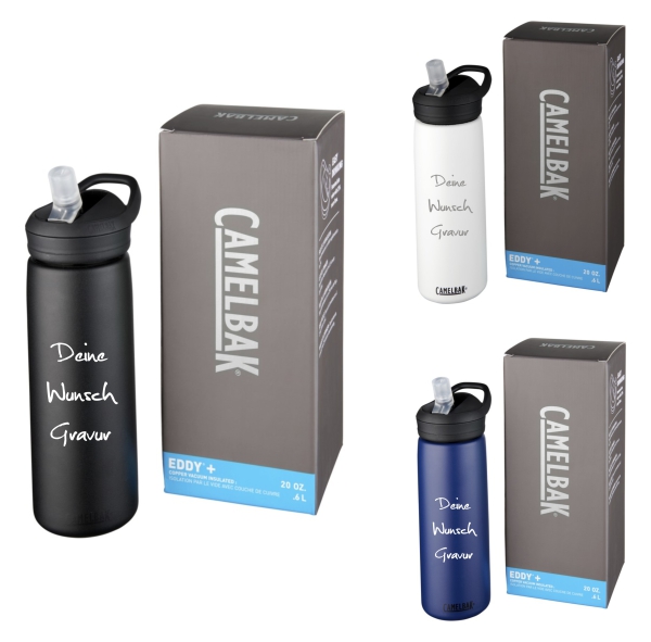 CamelBak® Sportflasche EDDY+ aus Edelstahl 600ml