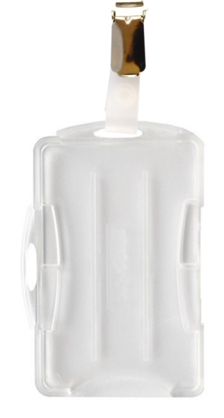 Kartenhalter Double mit Clip für 2 Karten