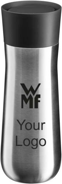 WMF Impulse Isolierbecher, 0,35 l Edelstahl gebürstet