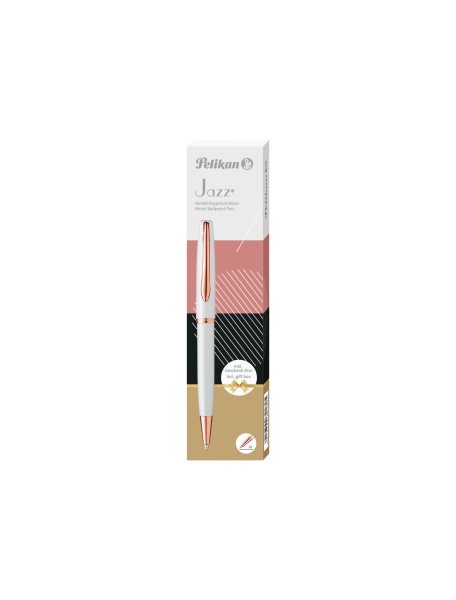 Pelikan Kugelschreiber Jazz® Noble Elegance K36 Perlmutt Weiß mit Gravur