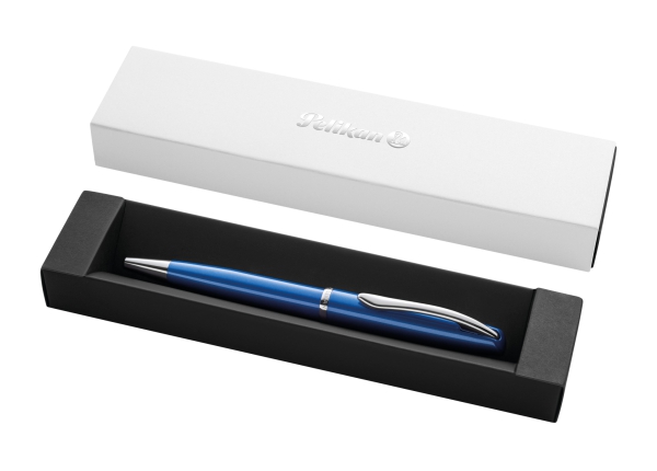 Pelikan Kugelschreiber Jazz® Noble Elegance K36 Saphire Blau mit Gravur