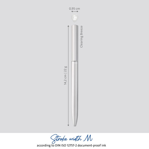 Pelikan Kugelschreiber Ineo® Elements K6 Silber mit Gravur